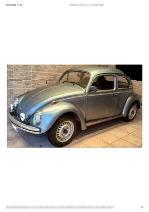 VOLKSWAGEN FUSCA 1.6 8V GASOLINA 2P MANUAL
